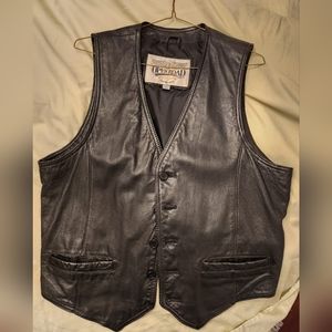 Vintage Open Road for Wilsons Men's Leather Vest in Medium